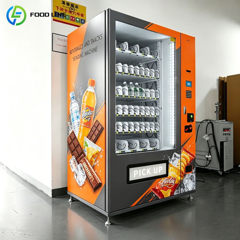 Popcorn Vending Machine - Atıştırmalık Otomatı Otomatik Şekerleme İçecek Dağıtıcısı