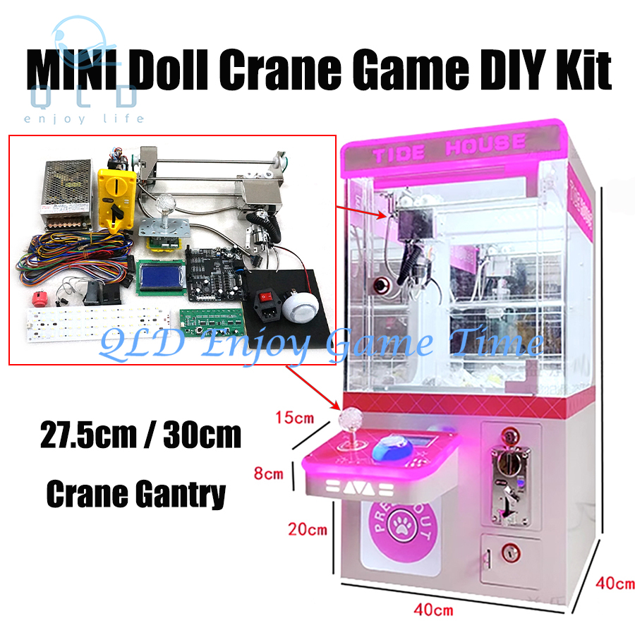 Crane Claw Motor - 25.7cm/30cm Mini Paslanmaz Çelik Vinç, Pençe