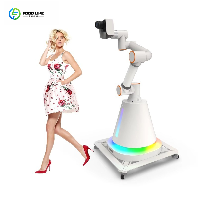 Photo Booth Machine - Özelleştirilmiş 6 Eksenli Döner Robotik Kol