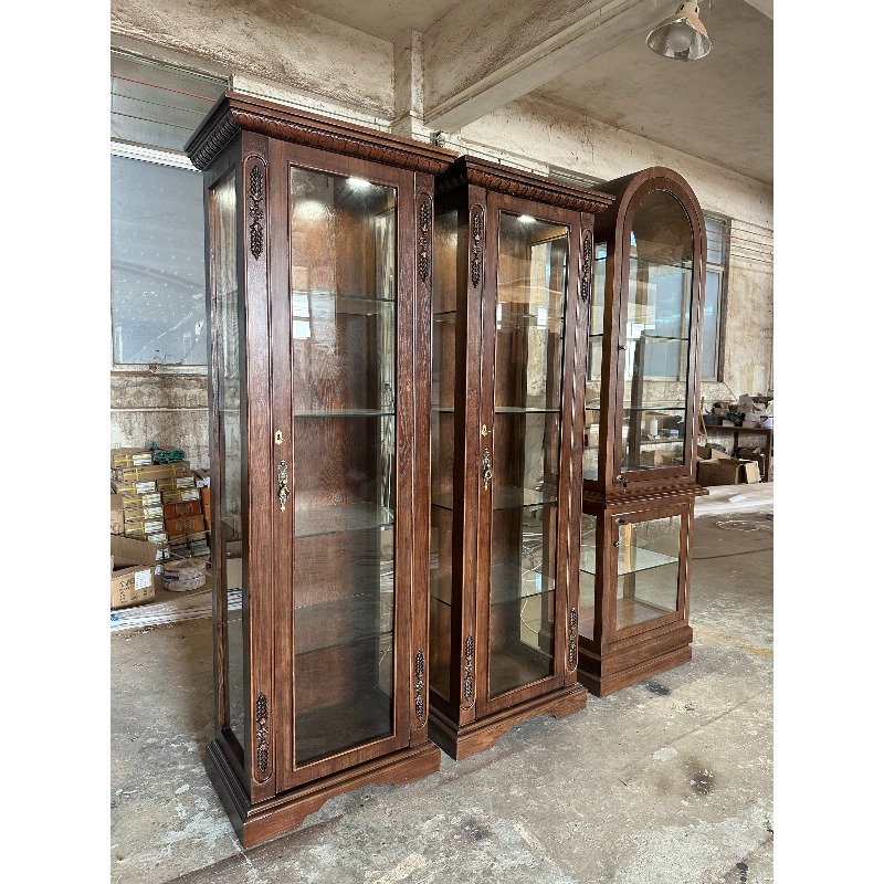 Glass Cabinet Display - Çin Antik Sergi Dolabı Cam Orta