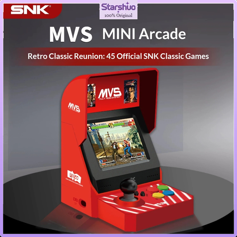 Arcade Game Cabinet - UNICO MVS Mini Arcade Konsolu, Dahili