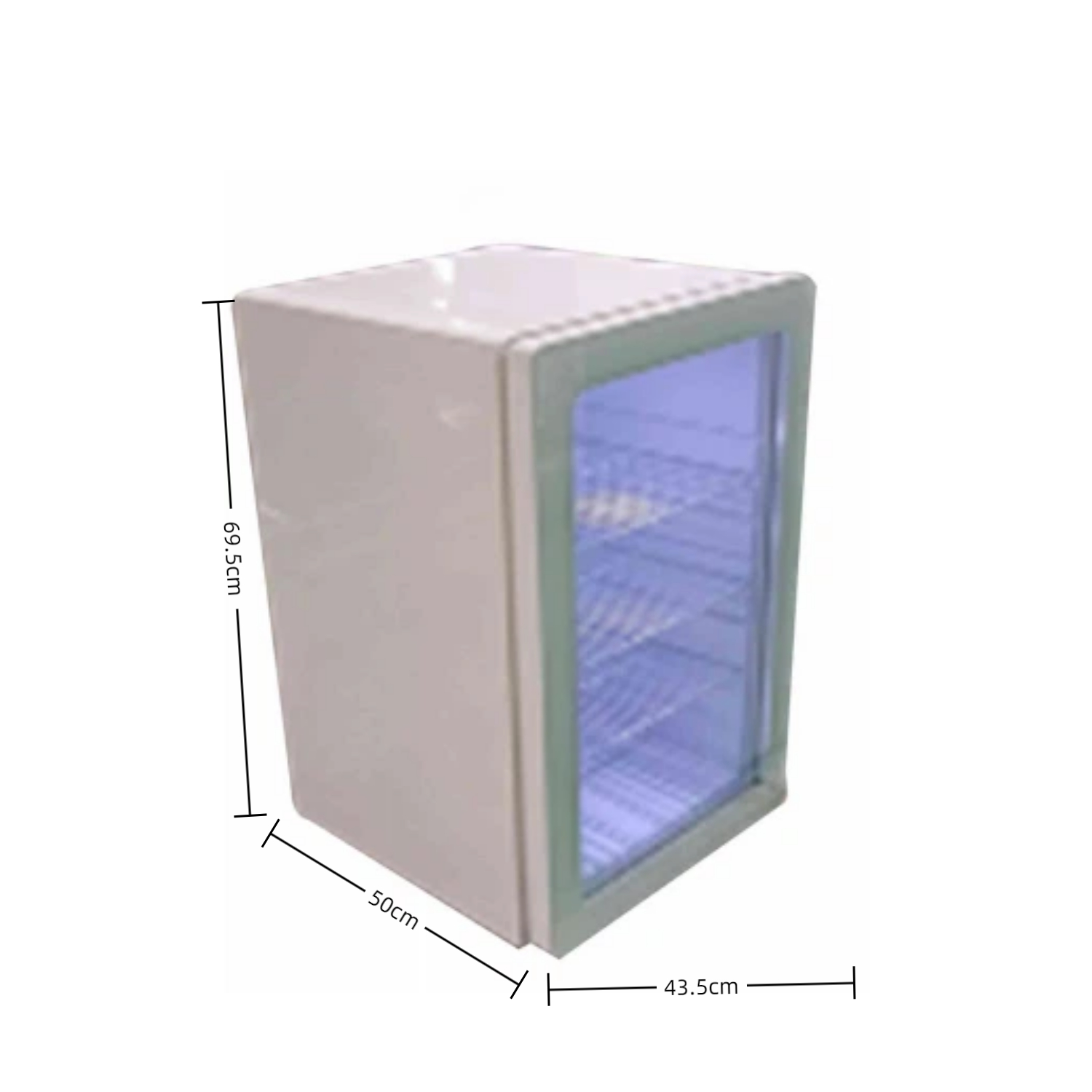 Glass Cabinet Display - İçecek Teşhir Dolabı Ticari Otel 70L