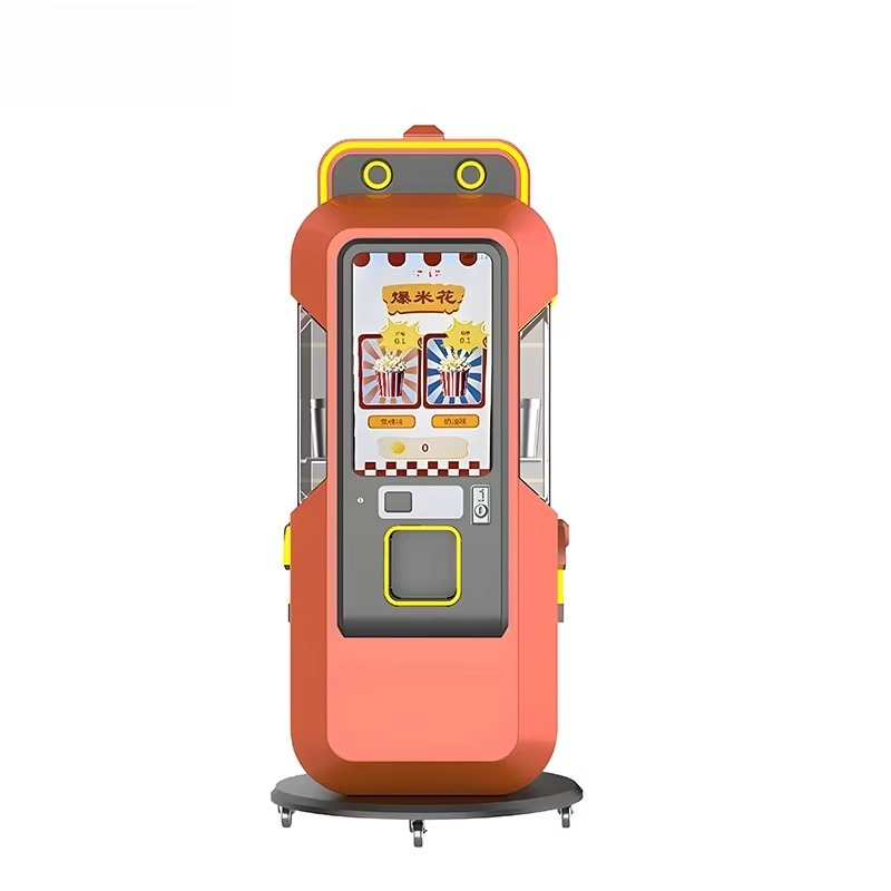 Popcorn Vending Machine - Otomatik Patlamış Mısır Otomatı, Paslanmaz Çelik,