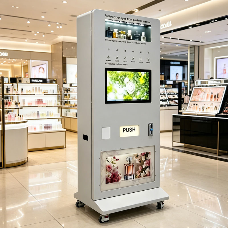 Popcorn Vending Machine - Parfüm Sprey Otomatı Nakitsiz Koku Satış