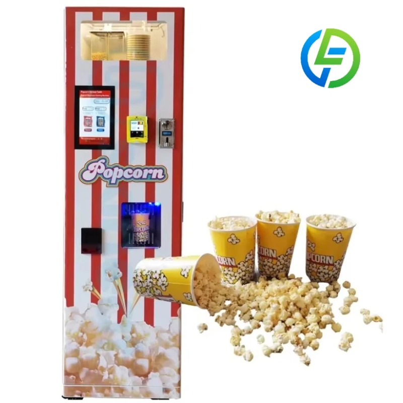 Popcorn Vending Machine - Özelleştirilmiş Tam Otomatik Çok Satan Patlamış