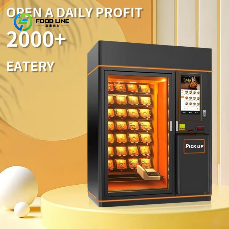 Popcorn Vending Machine - Özelleştirilmiş Sıcak Yemek Otomatı, Fast Food