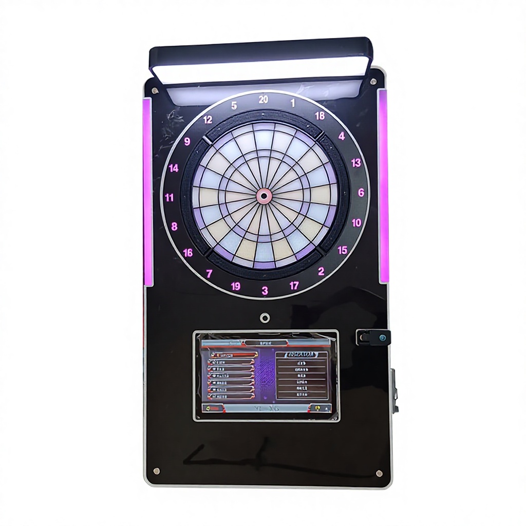 Electronic Dartboard Cabinet - Tam otomatik dart makinesi, yumuşak ağ