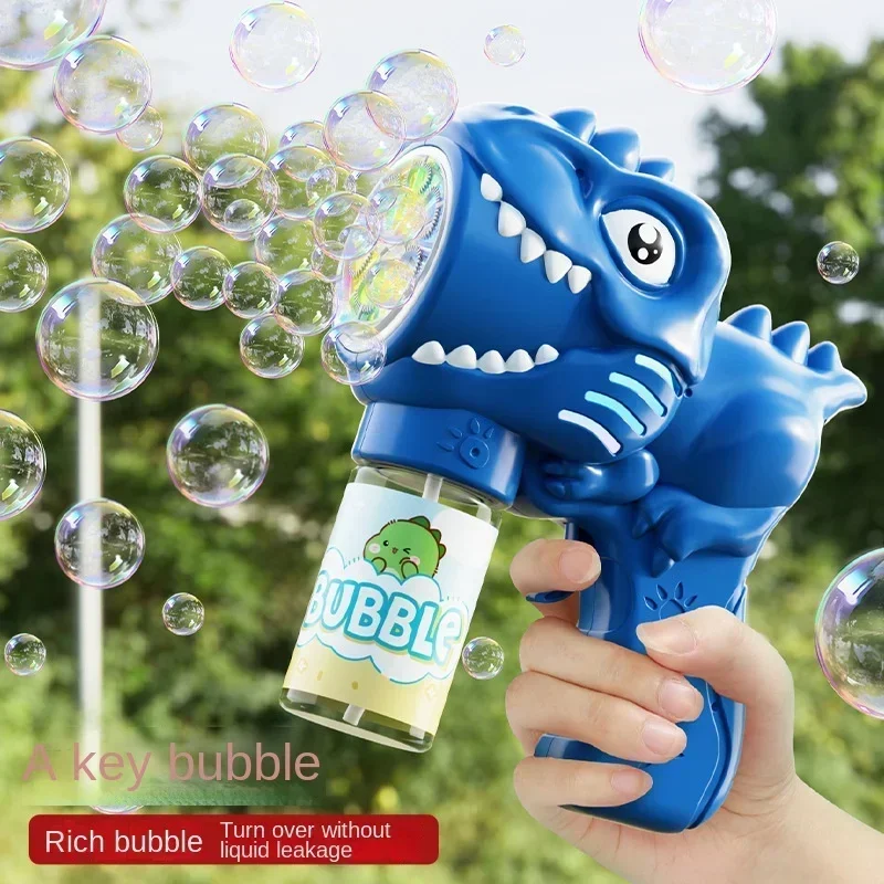 Bubble Gum Machine - 6 delikli Dinozor Kabarcık Makinesi Elektrikli