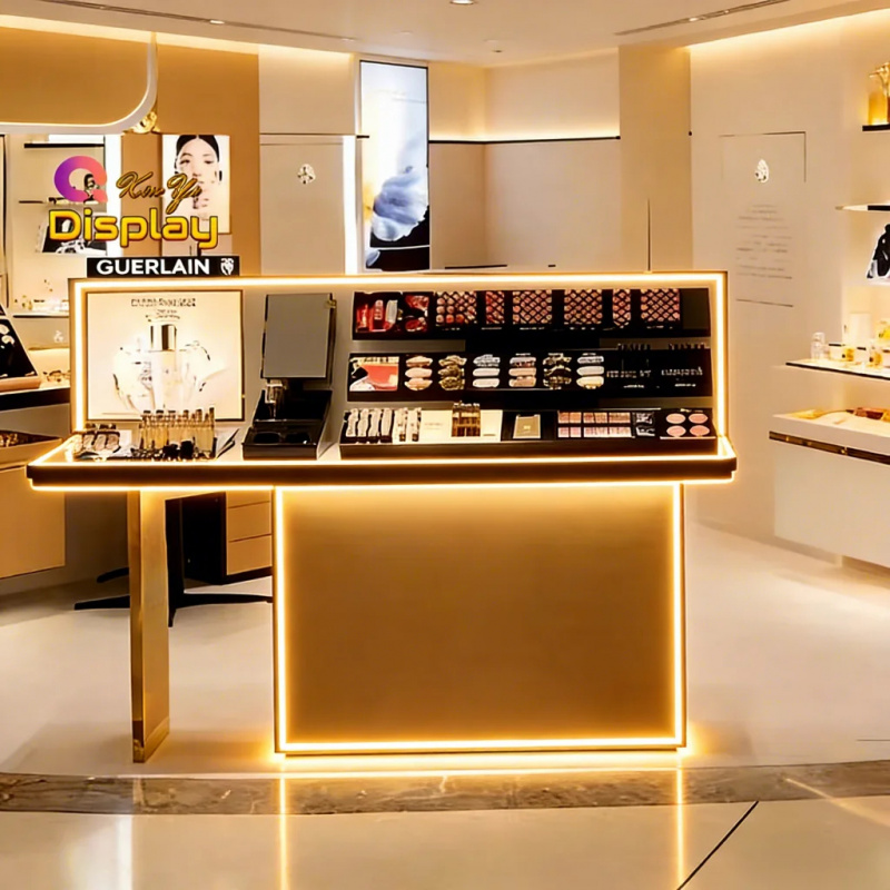 Özel Tasarım Lüks Altın Kaplam - Glass Cabinet Display incelemesi ve fiyatı