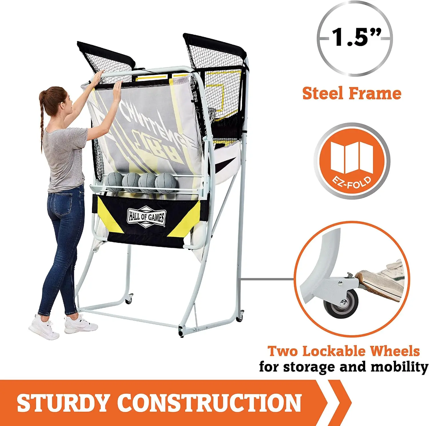 Xtra Long Shot EZ-Fold Premium - Basketball Arcade Game incelemesi ve fiyatı