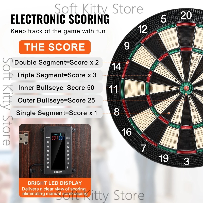 Dart Tahtası ve Dolap Seti, Gi - Electronic Dartboard Cabinet incelemesi ve fiyatı