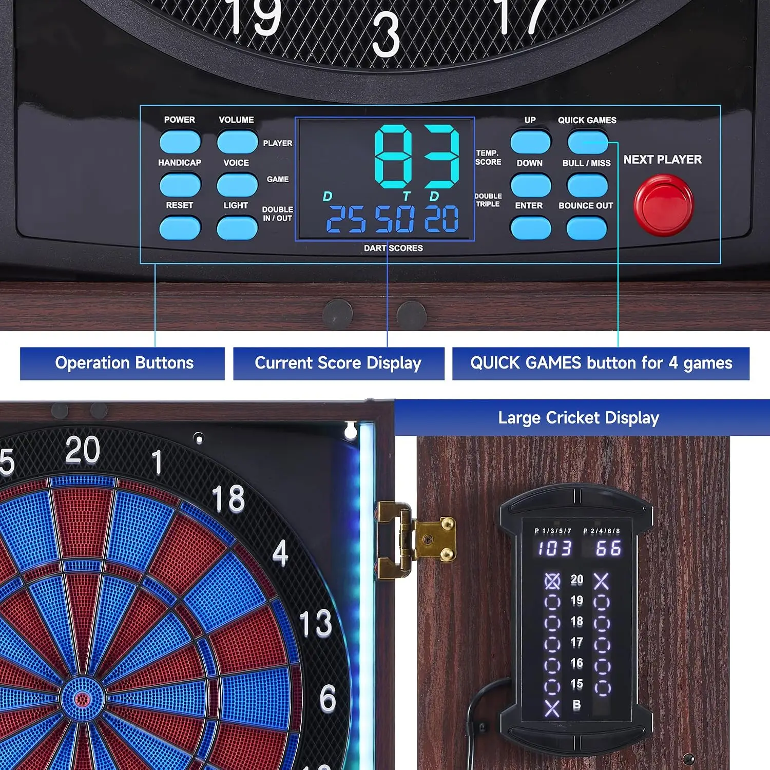 Elektronik Dart Tahtası Dolabı - Electronic Dartboard Cabinet incelemesi ve fiyatı