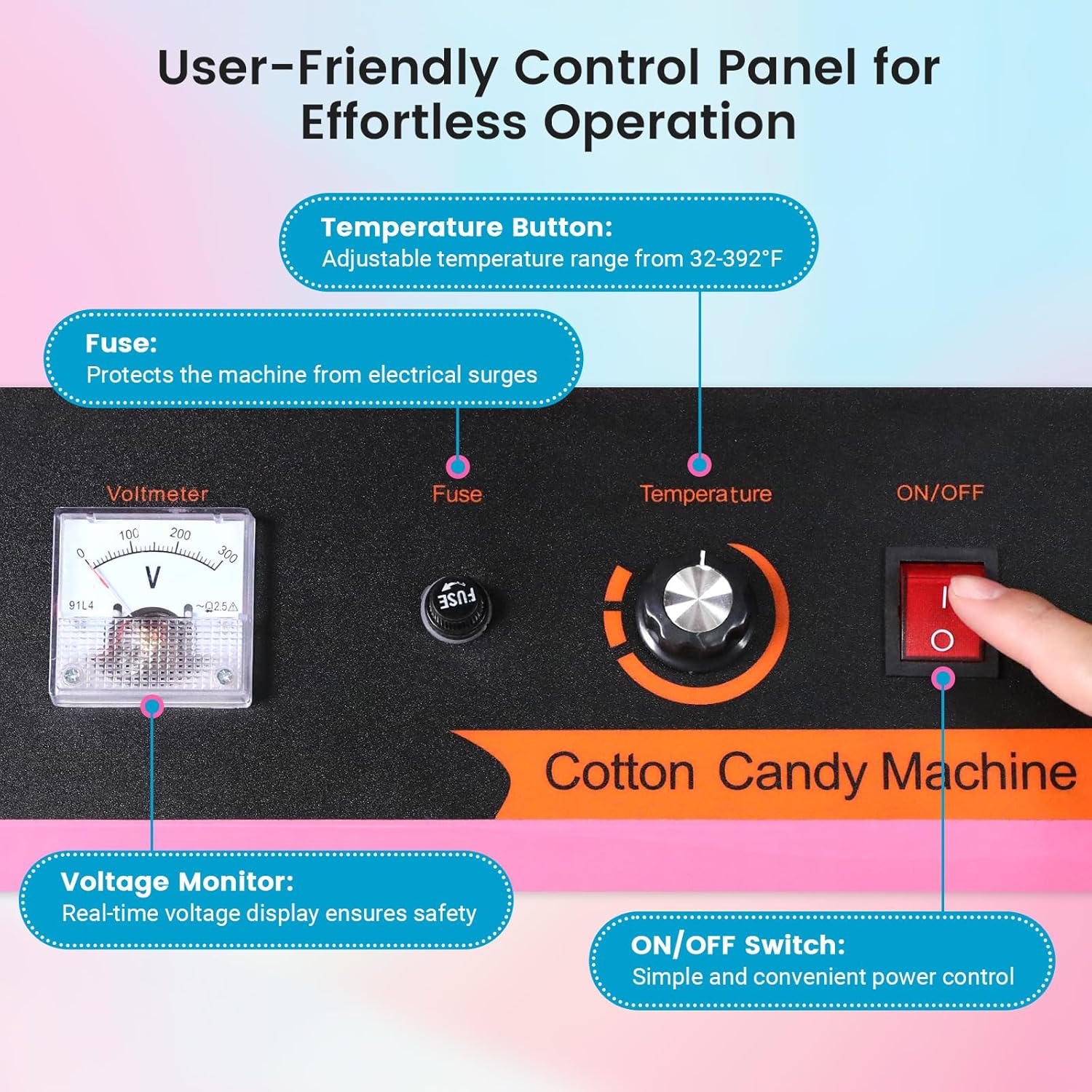 MHT2 Elektrikli Pamuk Şeker Ma - Candy Floss Machine incelemesi ve fiyatı