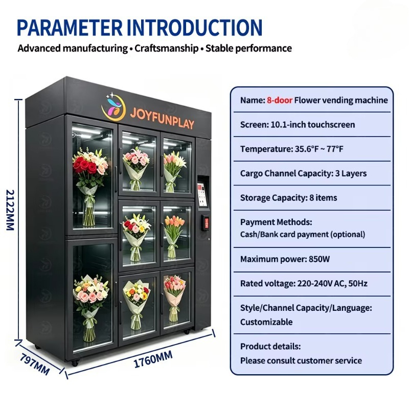 Çiçek Otomatı Kredi Kartı ve F - Bill Acceptor Vending incelemesi ve fiyatı