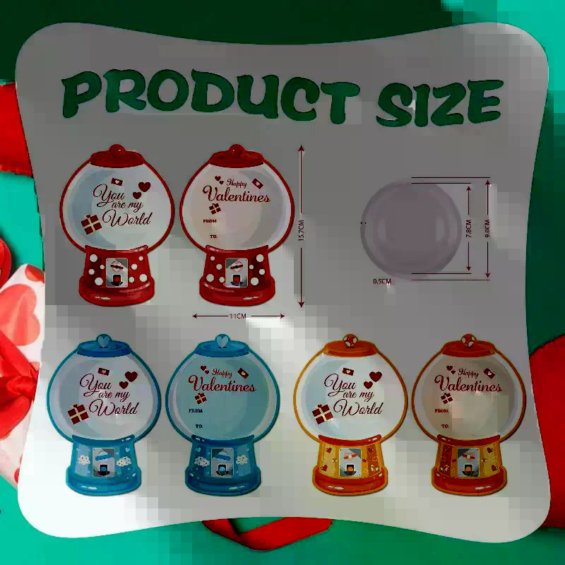 18/36 Adet DIY Sevgililer Şeke - Bubble Gum Machine incelemesi ve fiyatı