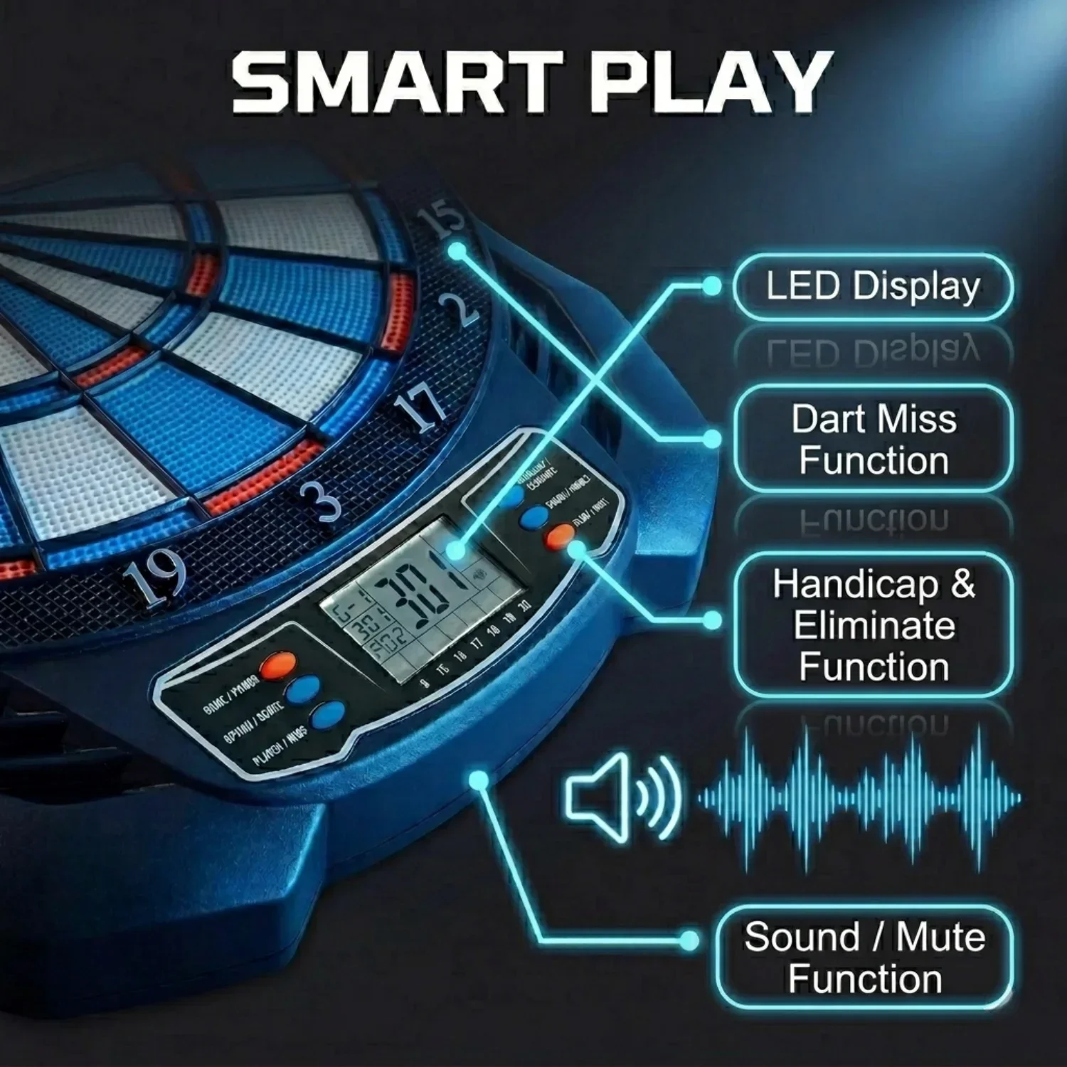 DartVibe Profesyonel Handikap  - Electronic Dartboard Cabinet incelemesi ve fiyatı
