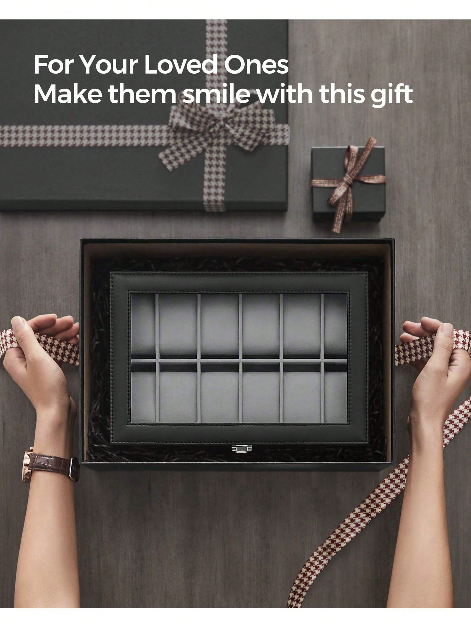 12 Yuvalı Kilitlenebilir Saat  - Glass Cabinet Display incelemesi ve fiyatı