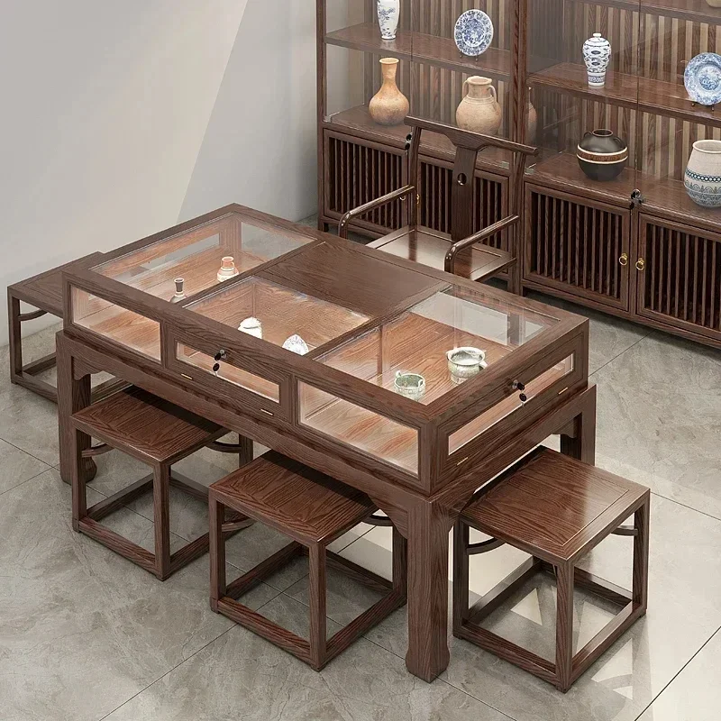 Yeni Çin malı masif ahşap vitr - Glass Cabinet Display incelemesi ve fiyatı