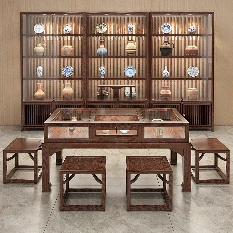 Yeni Çin malı masif ahşap vitr - Glass Cabinet Display incelemesi ve fiyatı