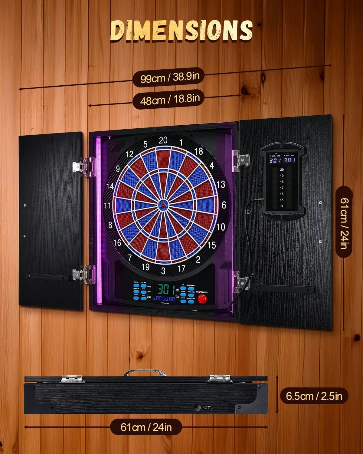 Elektronik Dart Tahtası, Skor  - Electronic Dartboard Cabinet incelemesi ve fiyatı