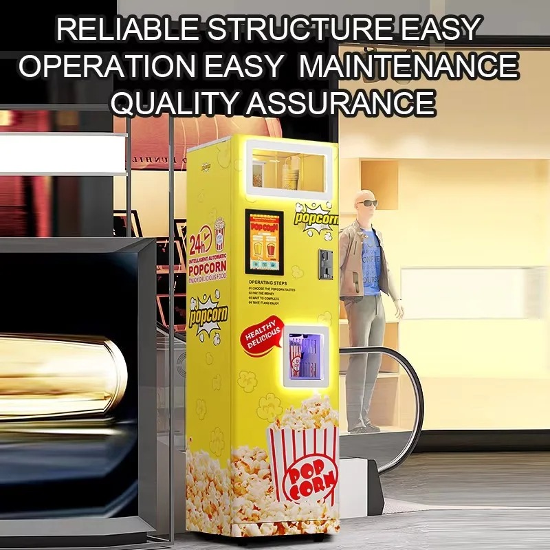 Özelleştirilmiş Tam Otomatik Ç - Popcorn Vending Machine incelemesi ve fiyatı