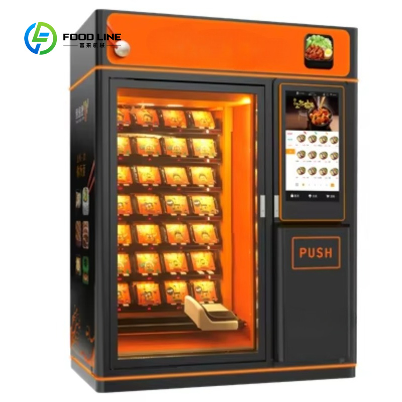 Özelleştirilmiş Sıcak Yemek Ot - Popcorn Vending Machine incelemesi ve fiyatı