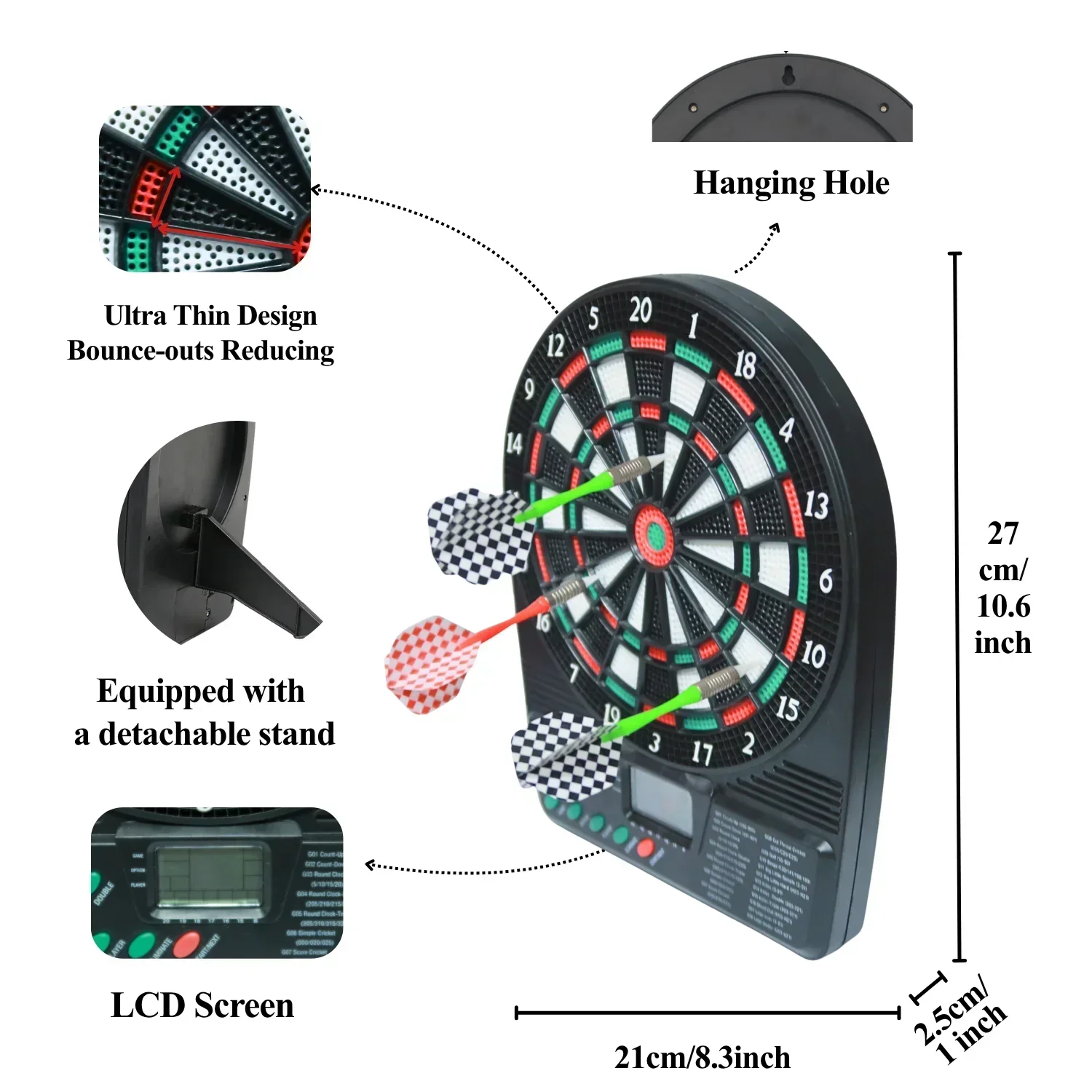 Taşınabilir Elektronik Dart Ta - Electronic Dartboard Cabinet incelemesi ve fiyatı