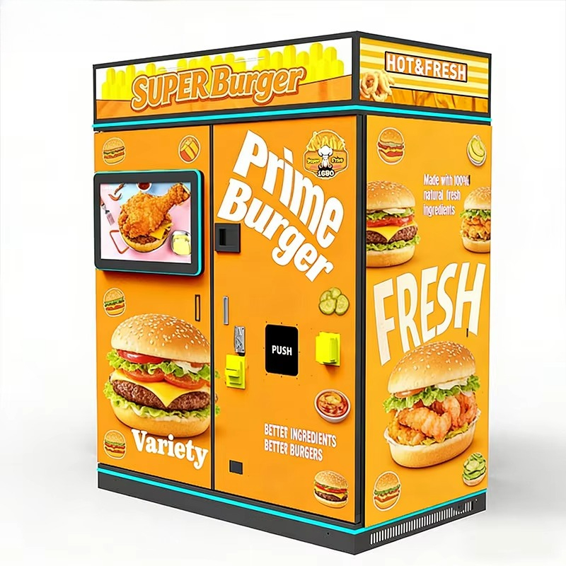 Özelleştirilmiş Fast Food Otom - Popcorn Vending Machine incelemesi ve fiyatı