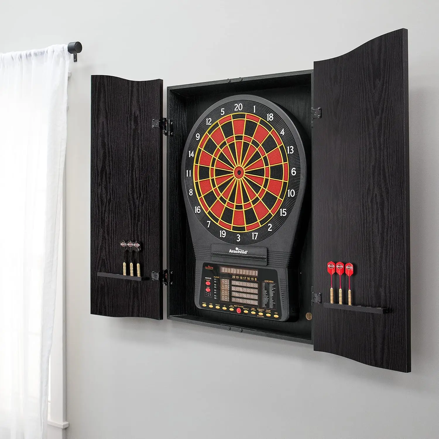 Siyah CricketPro Dart Tahtası  - Electronic Dartboard Cabinet incelemesi ve fiyatı
