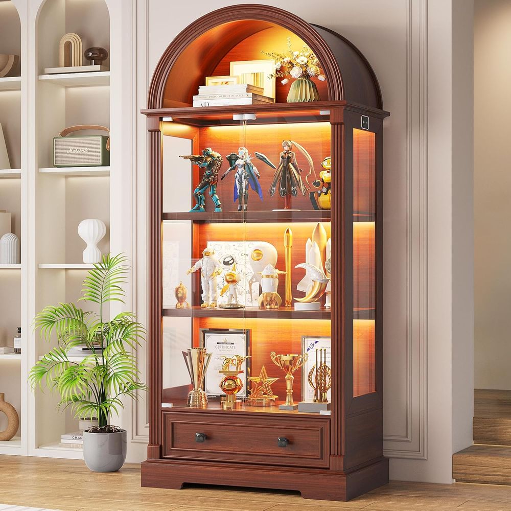 Cam Kapaklı ve LED Işıklı Anti - Glass Cabinet Display incelemesi ve fiyatı
