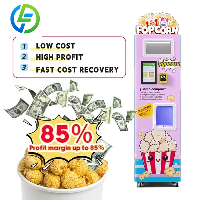 Özelleştirilmiş Fabrika Akıllı - Popcorn Vending Machine incelemesi ve fiyatı