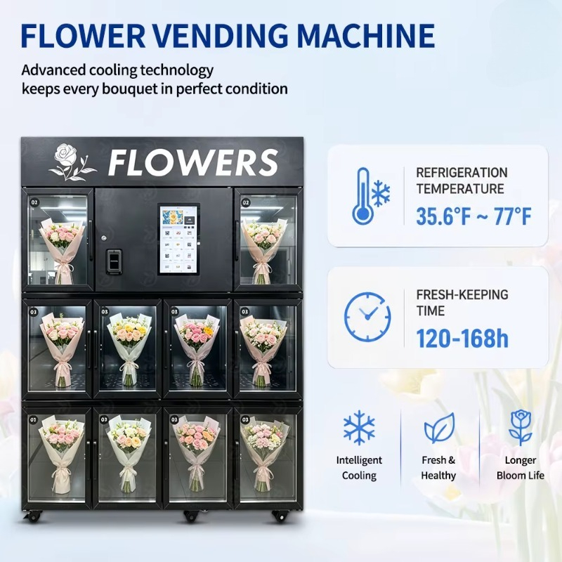 Çiçek Otomatı, Çiçek Dolabı, F - Bill Acceptor Vending incelemesi ve fiyatı